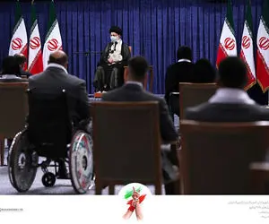 (عکس) دیدار قهرمانان المپیک و پارالمپیک با رهبر انقلاب 