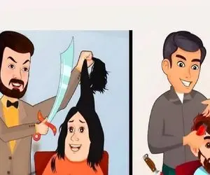 هوش تصویری؛ اگه هوشت به 100درجه رسیده بگو کدوم از این آرایشگرها خطریه؟