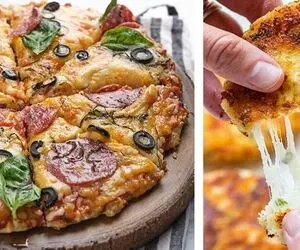 طرز تهیه کوکو سیب زمینی پیتزایی بدون فر / تلفیق دوتا غذای محبوب که فوق العاده ست