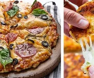 طرز تهیه کوکو سیب زمینی پیتزایی بدون فر / تلفیق دوتا غذای محبوب که فوق العاده ست