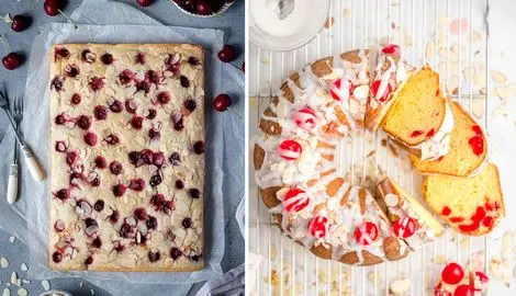 طرز تهیه کیک آلبالو | اندازه دقیق مواد اولیه + همه نکات کاربردی پخت انواع کیک