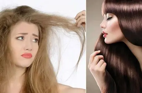 برای لَخت و براق شدن مو چه کنیم؛ ۷ راهکار کاربردی برای داشتن موهای صاف و شیشه ای