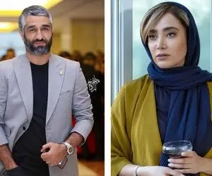 خجالت کشیدن پژمان جمشیدی از تمجید بهاره افشاری از او + ویدیو