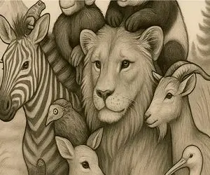 بازی فکری؛ اگه بتونی همه حیوانات پنهون شده رو پیدا کنی آلزایمر نمیگیری