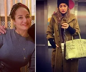 وقتی "مهناز افشار" همکاراشو حسابی ماچ میکنه؛ تتوی خصوصی خانوم خانومارو! 