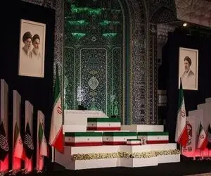 در مراسم تشییع پیکر رهبر شهید انقلاب در عراق کدام یک از مقامات ایرانی حضور دارند؟