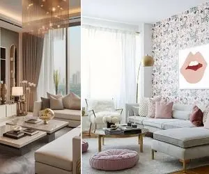 واسه داشتن یه خونه شیک و چشم نواز هی مبل گرون نخر / کاغذ دیواری پذیرایی مناسب بزن توپ