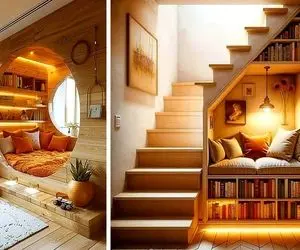 نشیمن دنج و شاه نشین کتابخوانی / اینجا بخوای کتاب بخونی دو سوته میره میشینه کنج مغزت