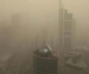 طوفان شن عجیب در شهر پکن!