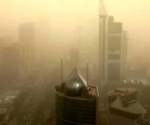 طوفان شن عجیب در شهر پکن!