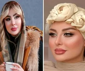 تیپ پاییزه و تک رنگ نیوشا ضیغمی با کت و شلوار چرم وقتی مجلسی پسنده / از خودش کپی زده!