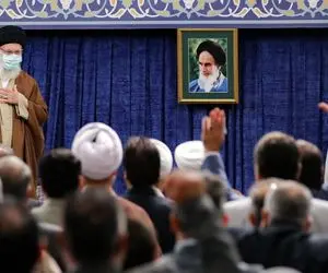 تصویری جالب از استایل یک نظامی در دیدار با رهبر انقلاب!