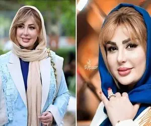 وقتی دوست "نیوشا ضیغمی" آیینه ی خانوم شد تو زیبایی ماوراییش / ژست ابداعی جالبشو