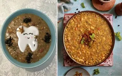 طرز تهیه آش دندونی / رویش مرواریدای فرشته کوچولو رو با این آش خوشمزه جشن بگیرید