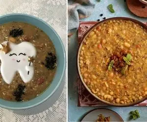 طرز تهیه آش دندونی / رویش مرواریدای فرشته کوچولو رو با این آش خوشمزه جشن بگیرید