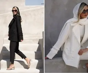 معرفی ترندهای محبوب سیاه و سفید دنیای مد؛ مانتو سفید تو تابستون یه چیز دیگه است