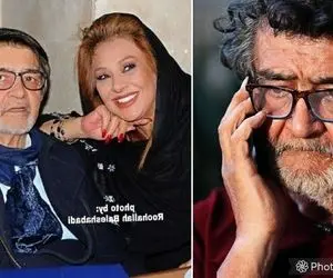 خوش و بِش زیادی نزدیک نسرین مقانلو با رضا رویگری؛ خانوم حواست به یقه بازت باشه!