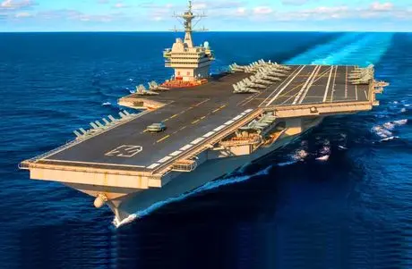 ناو جرالد فورد در حرکت به سمت خلیج فارس؛ این غول جنگی عظیم چه ویژگی‌ هایی داره؟