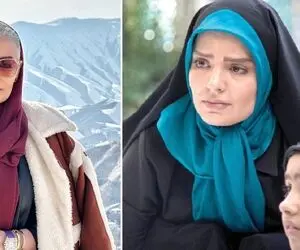 نیو رُخ چِش درار "سپیده خداوردی" وقتی بالا مالای طهرون میپره؛ چه اوپس تر از نقشاشه!