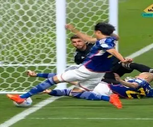 (عکس) جنجال داروی؛ گل دوم ژاپن به تیم اسپانیا خطا بود؟