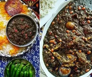 طرز تهیه قورمه سبزی لعاب دار و رستورانی / مزه خاص محبوبترین غذای ایرونی رو تجربه کن!