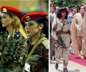 سیاسیون مرموز؛ دیکتاتوری که بادیگاردهاش زن بودن و شرط استخدامشون رژلب قرمز بود