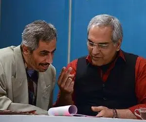 آواز هنرمندانه؛ جواد رضویان رپ میخونه مهران مدیری باهاش تکنو میزنه