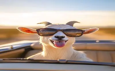 اگر حیوانات آدم بودند؛ بزِ لاکچری‌گرد که خوش‌گذرونیش بیشتر از آدم‌های شهر