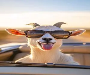 اگر حیوانات آدم بودند؛ بزِ لاکچری‌گرد که خوش‌گذرونیش بیشتر از آدم‌های شهر