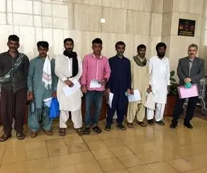 آزادی ۷ ملوان ایرانی از زندان پاکستان