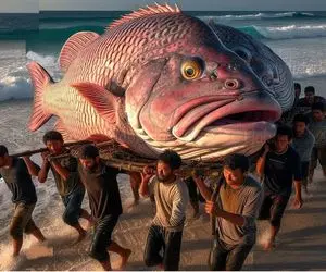 کارخانه حیوانات؛ تخم ماهیو کاشت ته اقیانوس دو روز بعد یه غول پیکرشو صید کردن