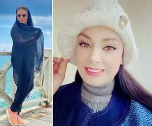 "صبا راد" شورشُ درآورد؛ ناز و کرشمه اونم با حجاب کم تو تخت خواب!