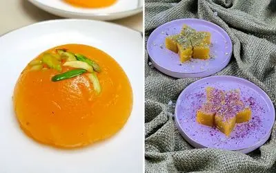 طرز تهیه حلوای کاستارد ساده و فوری / یه دسر خوشمزه و عالی با مزه متفاوت