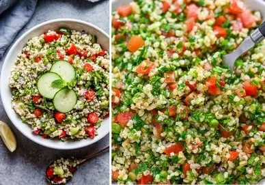 طرز تهیه سالاد تبوله لبنانی به روش اصیل / طعم عالی از آشپزی مدیترانه ای
