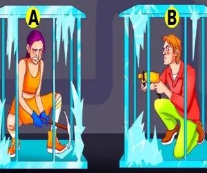 بازی فکری؛ 80 درصد آدما نتونستن بگن چه کسی میتونه قفس رو بشکنه و نجات پیدا کنه