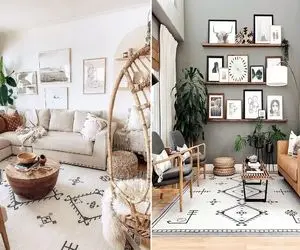 فرش مناسب برای خانه های کوچک / با انتخاب یکی از اینا پذیرایی خونت میشه زمین فوتبال