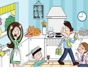 بازی فکری؛ به آشپزخانه سرک بکشید و 6 کلمه پنهان در صحنه صبحانه امروز پیدا کنید