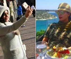 شیطونی "الناز شاکر دوست" با تیپ بهاری و خفن؛ خوشگذرونی لاکچری اینه ها!