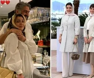 لباس عروس عجیب و تاج شیش متریه ساره بیات چه ناناش کرد؛ انگار یه طاقه پارچه تَنیده!