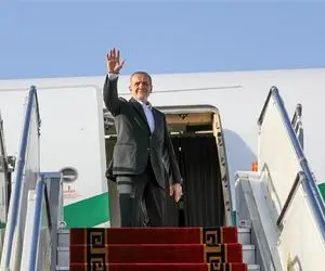 (ویدئو) دویدن از پله های هواپیما پزشکیان را سوژه خبرسازی کرد