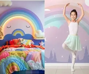 دکوری های ترند 1403 برای اتاق دختر بچه / رویاهای کودکت رو در اتاقش پیاده کن