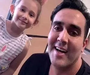 آواز شاد؛ پوریا پورسرخ برای زن و دخترش چه کنتاک میکنه دخترش رو ابراست