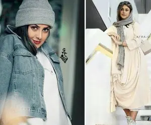 سیسِ جذاب و خشن "آزاده صمدی" با موهایی باز؛ کنار سحر خوب ناز میخوابه!