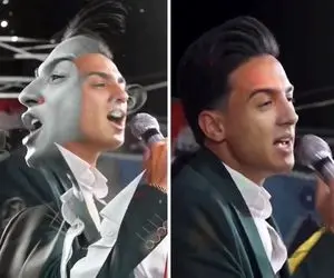 آواز ایرانی؛  خواننده شیاد چه با بغض تو عروسی آهنگ نامرد خیر نبینی رو میخونه