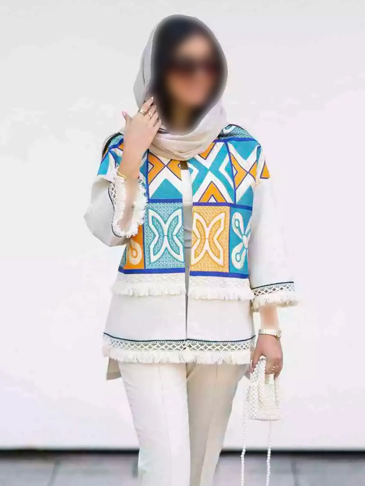 مانتو بهاره رنگی