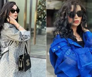 گشت و گذار "دنیا جهانبخت و شازدش" تو خیابونای لندن؛ مادر و پسر چه ست کردن