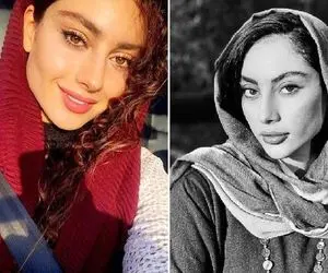 سلفی سیاه و سفید ترلان پروانه با چشمانی آهویی!