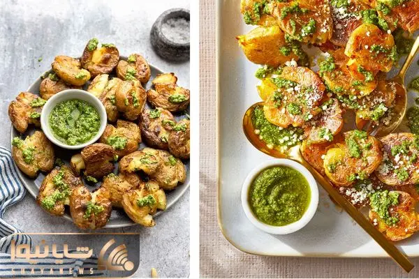 Pesto Smashed Spuds recipes