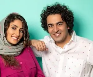 (عکس) عشوه های خانم بازیگر برای همسرش!