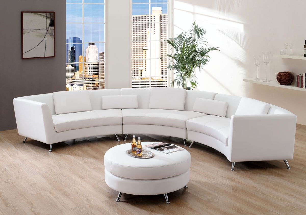 exclusive-white-sectional-sofa-with-chrome-stool-and-center-coffee-table
